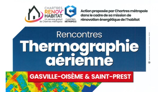 RENCONTRE THERMOGRAPHIE AÉRIENNE AVEC CHARTRES METROPOLE