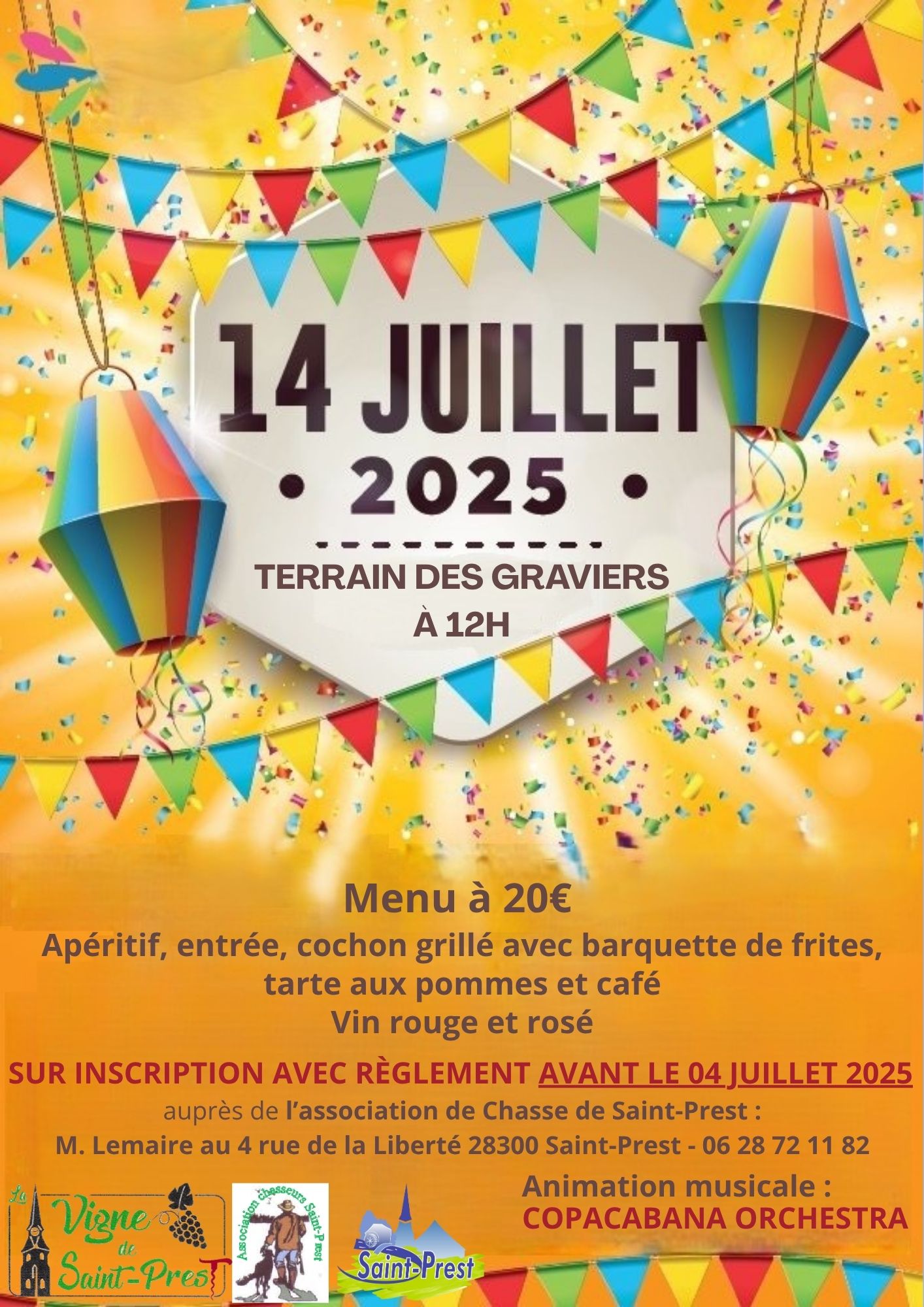 FÊTE NATIONALE DU 14 JUILLET 2025