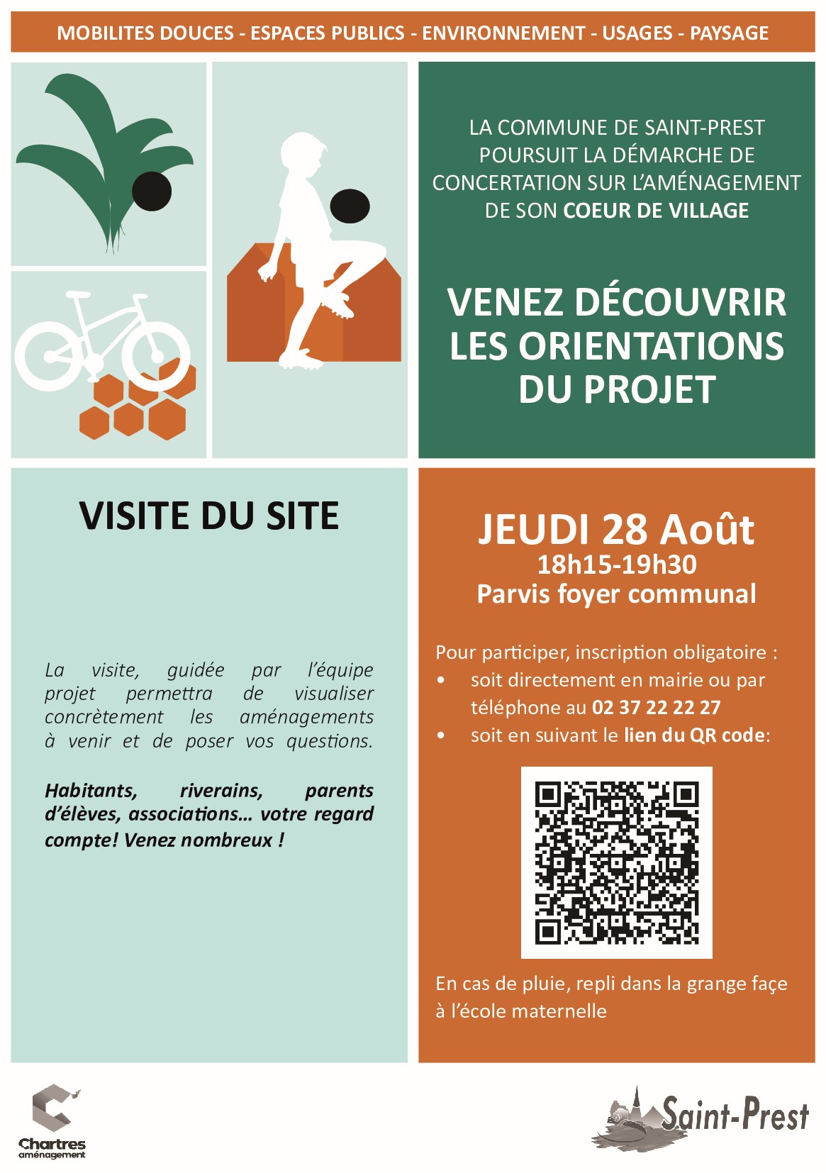 CONCERTATION SUR L'AMÉNAGEMENT DU COEUR DE VILLAGE : VISITE DU SITE