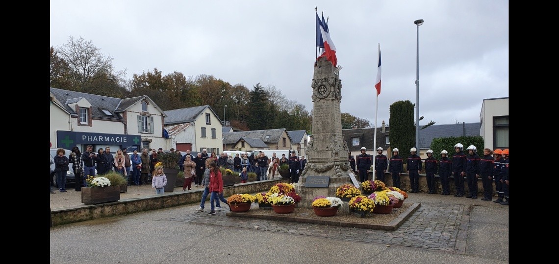 CÉRÉMONIE DU 107e ANNIVERSAIRE DE L'ARMISTICE DU 11 NOVEMBRE 1918