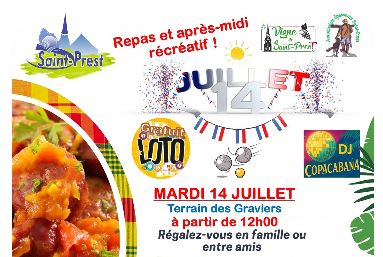 FÊTE NATIONALE DU 14 JUILLET 2026