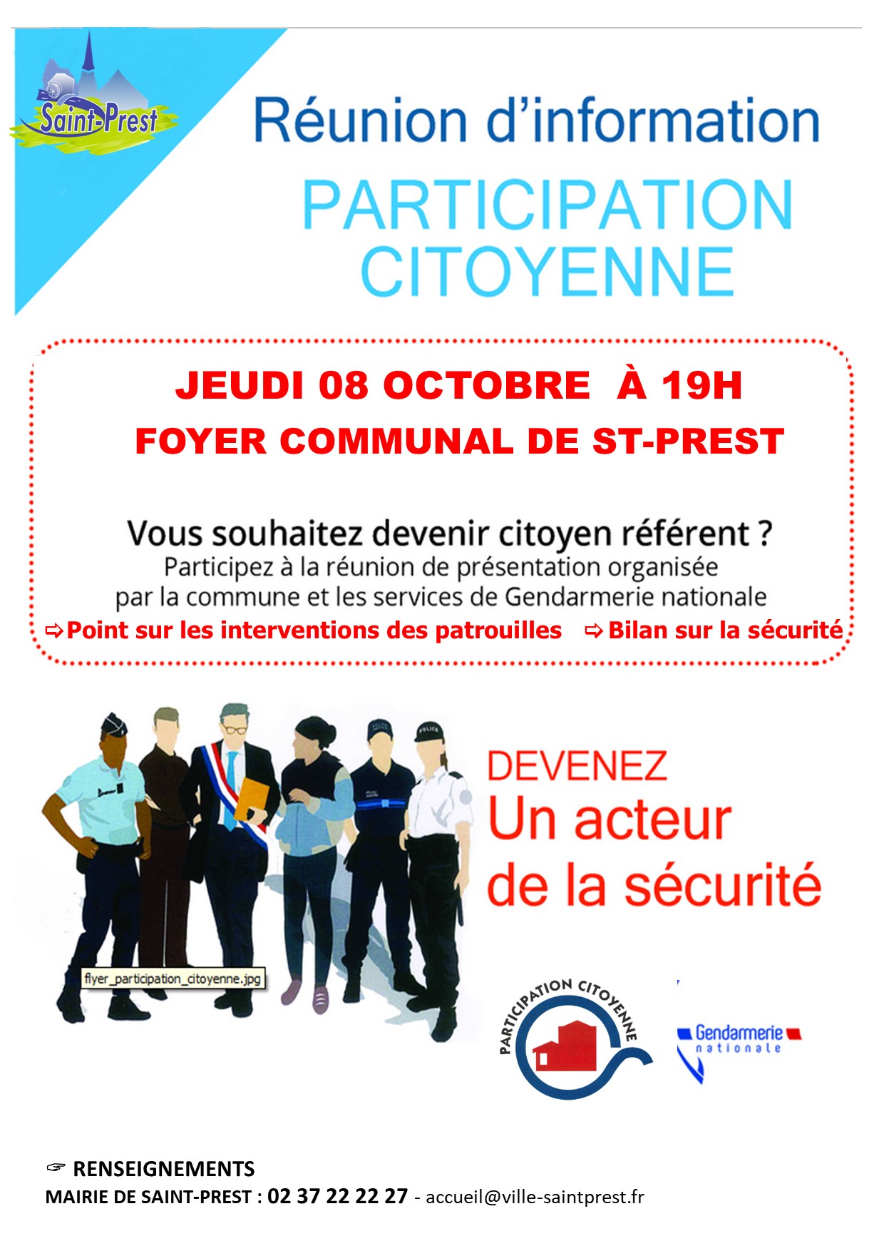 REUNION D'INFORMATION SUR LA PARTICIPATION CITOYENNE