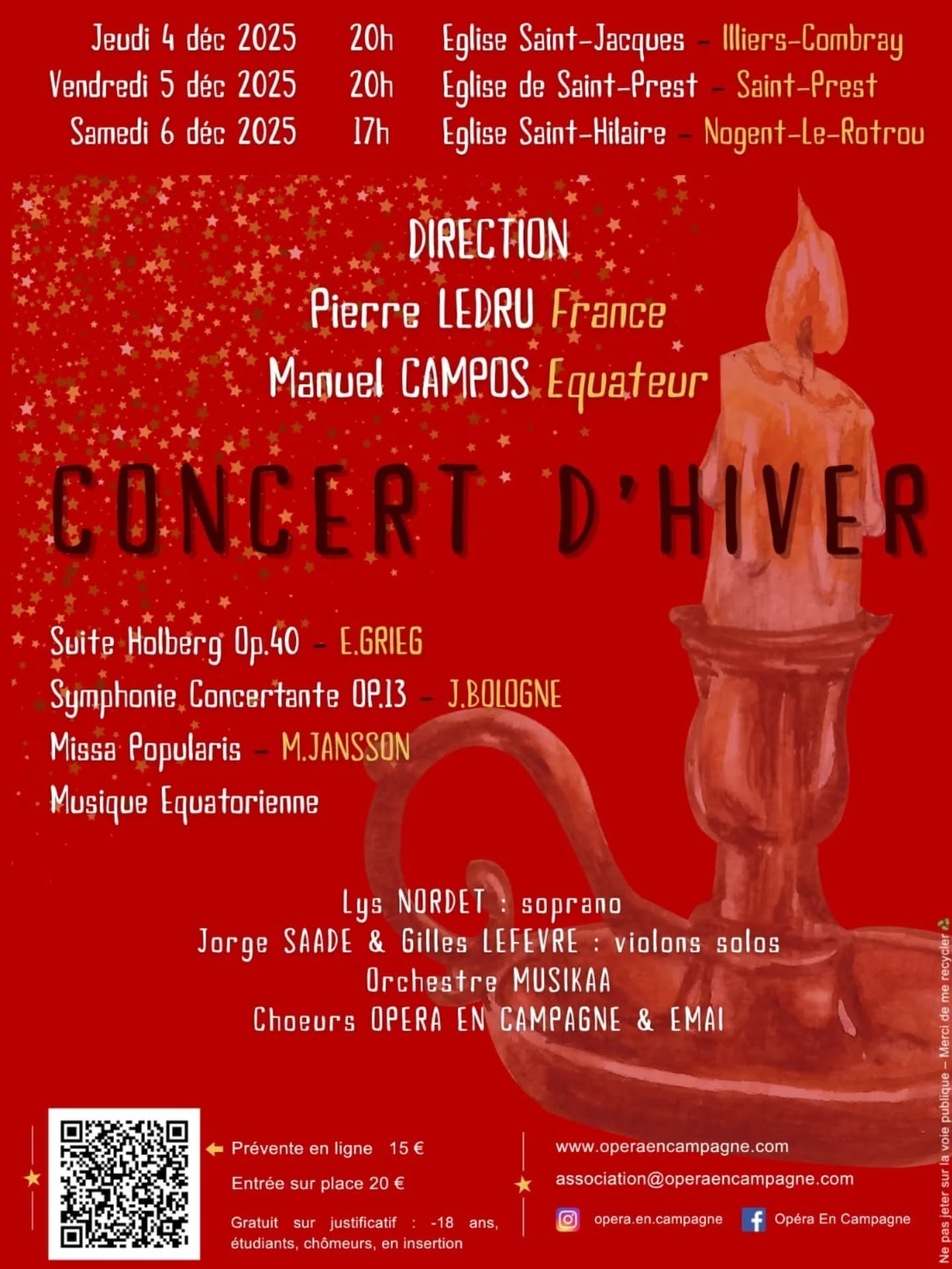 CONCERT D'HIVER À L'ÉGLISE DE SAINT-PREST