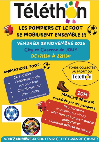 TÉLÉTHON 2025 JOUY/ST-PREST