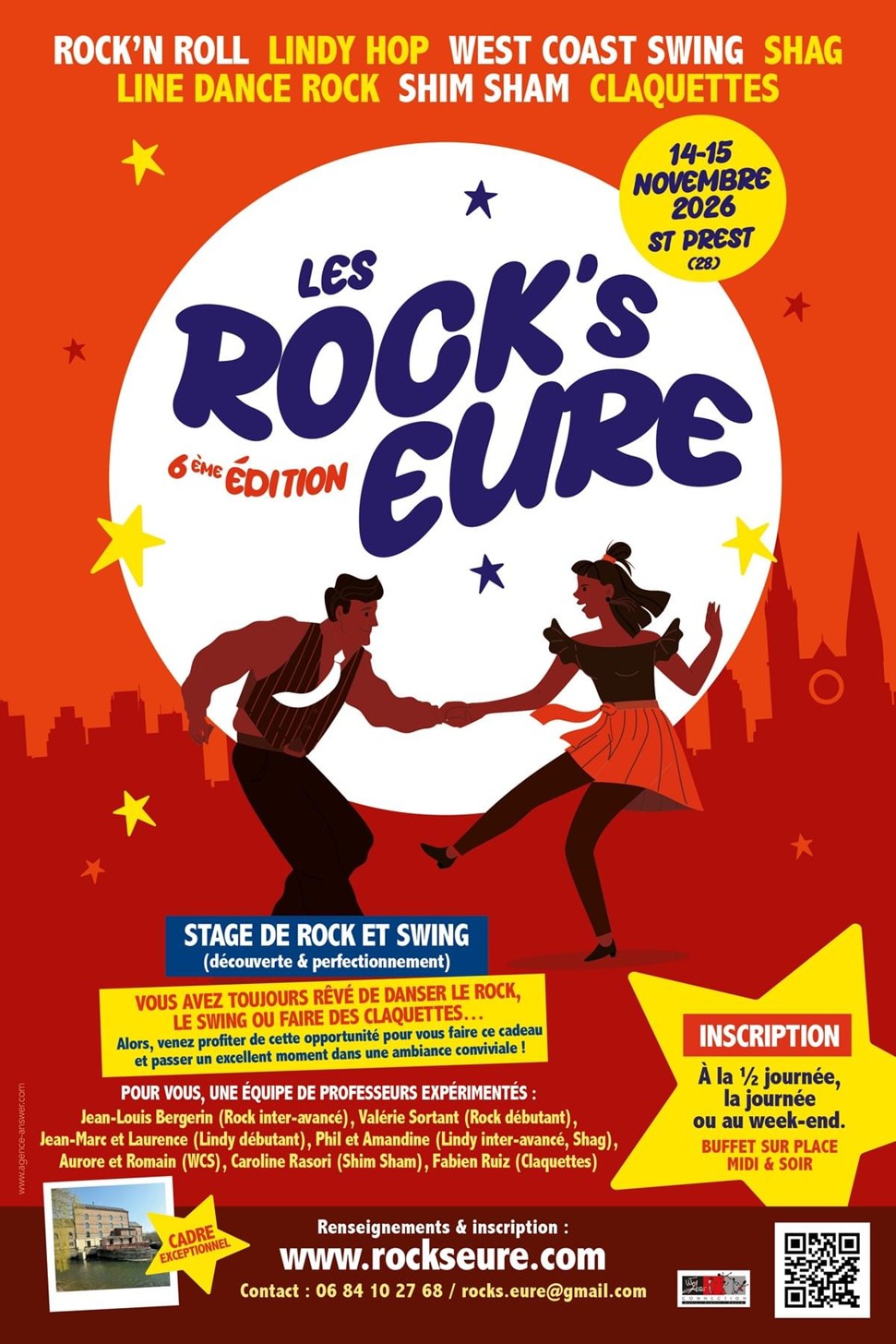 Les ROCK'S EURE : 6e édition - stage de rock et swing