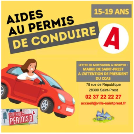 CCAS - AIDES AU PERMIS DE CONDUITE 15-19 ANS 
