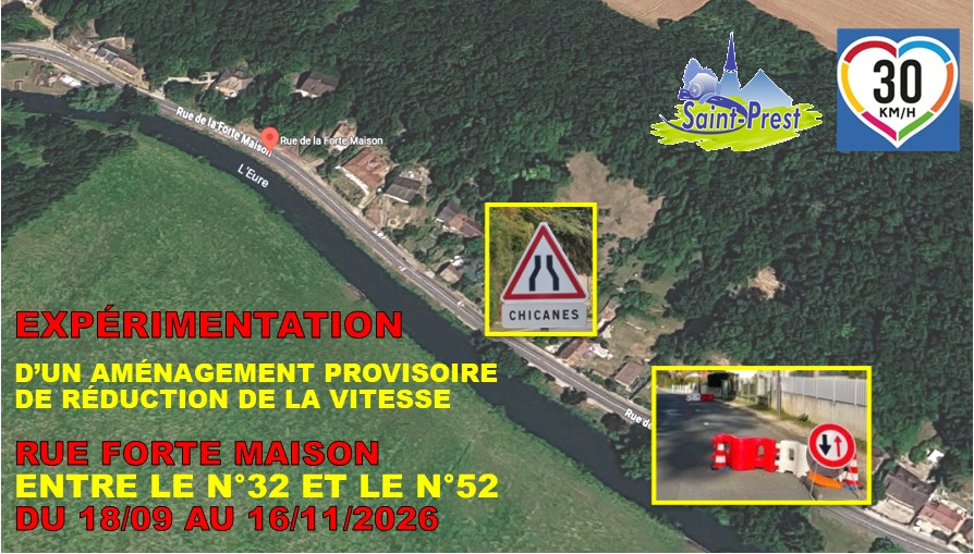 AMÉNAGEMENT PROVISOIRE DE SÉCURITÉ RUE FORTE MAISON