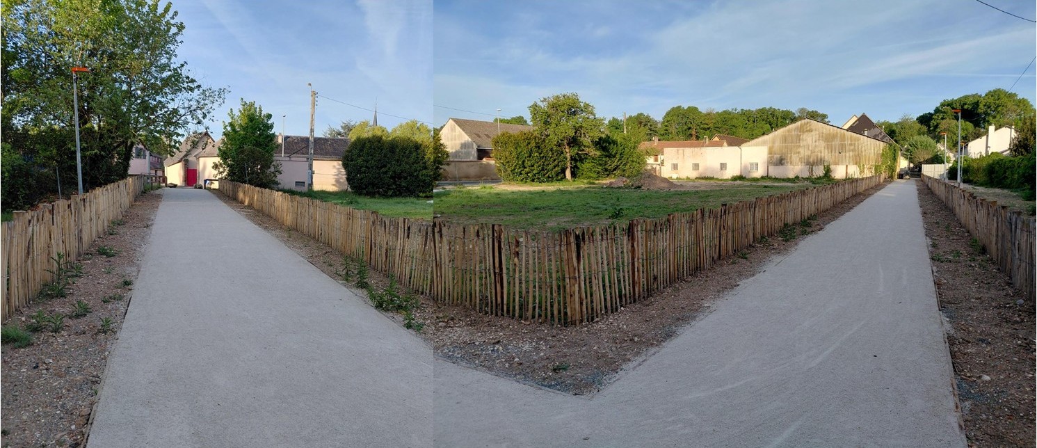 CE NOUVEL AMÉNAGEMENT PERMET DE SÉCURISER LES ÉCOLIERS ET LES PROMENEURS