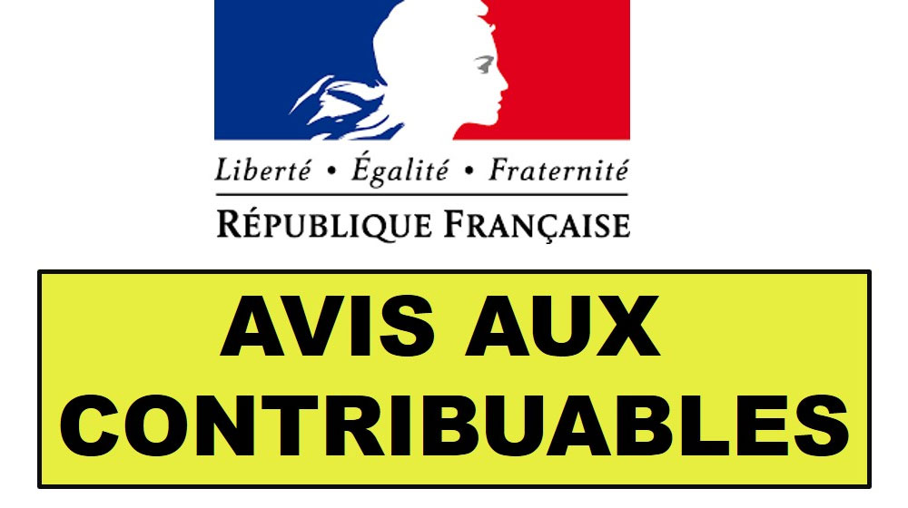 AVIS AUX CONTRIBUABLES : DÉGRÈVEMENTS