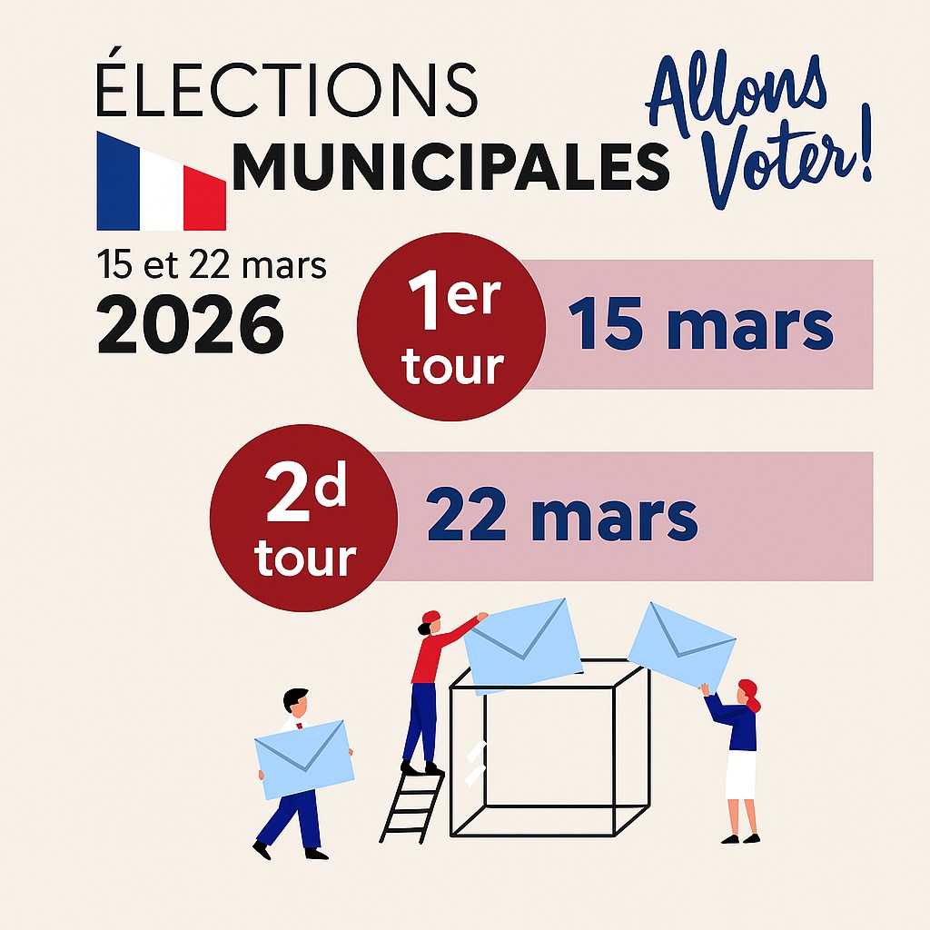 ÉLECTIONS MUNICIPALES 15 ET 22 MARS 2026