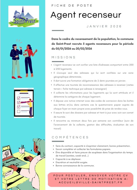 RECENSEMENT DE LA POPULATION 2026